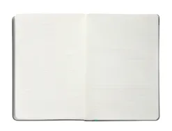Carnet fermeture elastique turquoise antartik notes couverture rigide a4 ligne 100feuilles 80gr fsc coloris gris