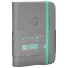 Carnet fermeture elastique turquoise antartik notes couverture rigide a7 papier uni ivoire 80 feuilles 80gr fsc gris