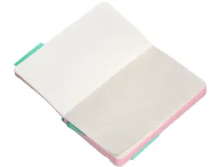 Carnet fermeture elastique rose antartik notes couverturesouple a6 ligne 100 feuilles 80gr fsc coloris turquoise