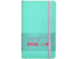 Carnet fermeture elastique rose antartik notes couverturesouple a6 ligne 100 feuilles 80gr fsc coloris turquoise