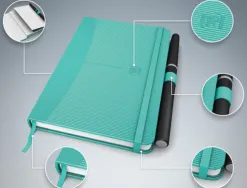 Carnet oxford office signature brochure dimension a5 160 pages 90g q5 assorti 10 couleurs