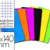 Carnet oxford reliure intégrale couverture pelliculée lavable souple 9x14cm 100 pages 90g 5x5mm coloris assortis