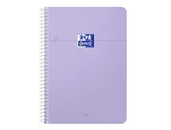Carnet oxford smart spirale 105x148mm 100 pages optik paper 5x5 coloris pastel assortis lot 20 unites