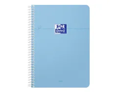 Carnet oxford smart spirale 105x148mm 100 pages optik paper 5x5 coloris pastel assortis lot 20 unites