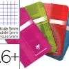 Carnet piqué clairefontaine papier vélin velouté couverture pelliculée lavable 11x17cm 96 pages 90g 5x5mm