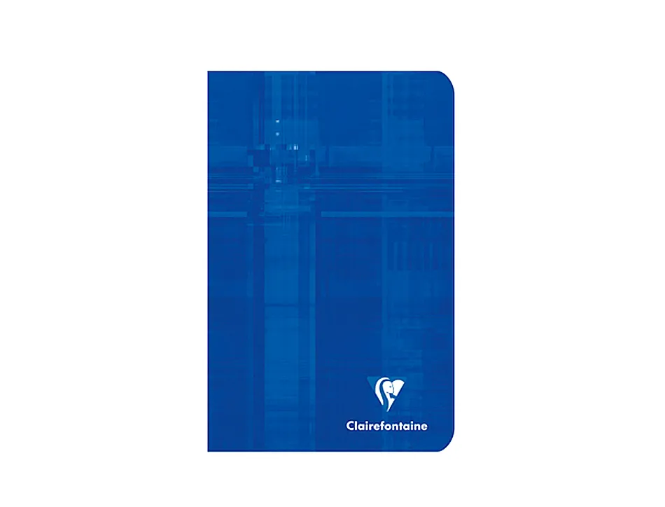 Carnet piqué clairefontaine papier vélin velouté couverture pelliculée lavable 11x17cm 96 pages 90g 5x5mm