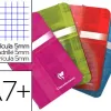 Carnet piqué clairefontaine papier vélin velouté couverture pelliculée lavable 9x14cm 96 pages 90g 5x5mm