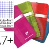 Carnet piqué clairefontaine papier vélin velouté couverture pelliculée lavable 7,5x12cm 48 pages 90g 4x4mm