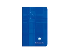 Carnet piqué clairefontaine papier vélin velouté couverture pelliculée lavable 7,5x12cm 48 pages 90g 4x4mm