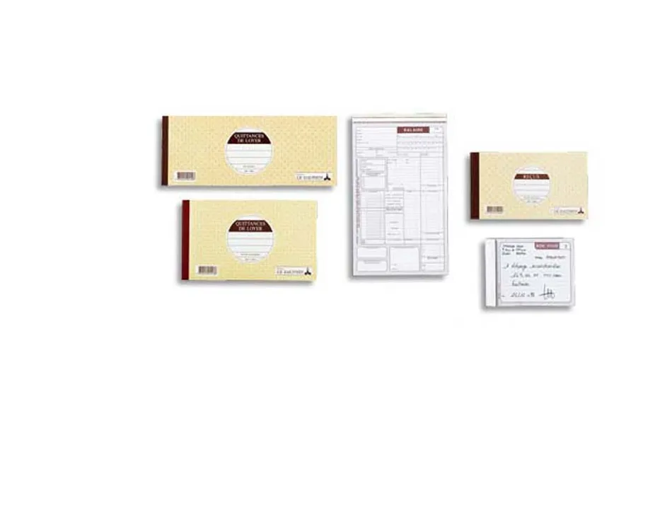 Carnet reçu le dauphin autocopiant format 10,5 x 18 cm 50 feuillets dupli