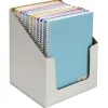 Carnets de notes 100 pages 120g canson 21 x 29,7 cm couverture pp assorties en boîte présentoir