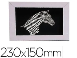 Carte à gratter oz international 23x15cm coloris noir fond argent paquet 10f