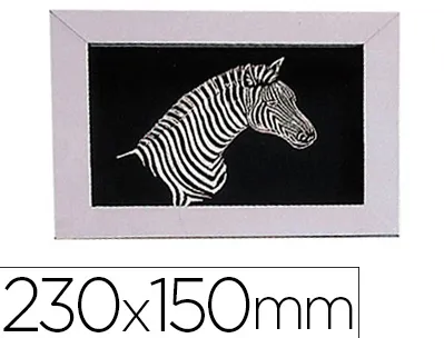 Carte à gratter oz international 23x15cm coloris noir fond argent paquet 10f