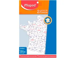 Carte géographique maped écolier hauteur 18cm
