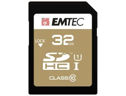 Carte memoire emtec micro sd hc 32gb classe 10 elite gold
