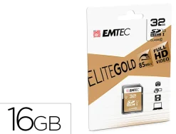 Carte memoire emtec micro sd hc 32gb classe 10 elite gold
