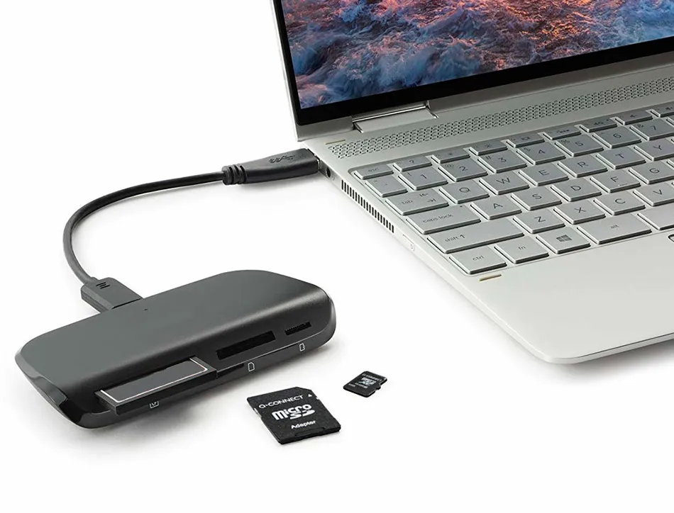 Carte micro q-connect sdhc adaptateur sd capacité 8gb classe 4 téléphones portables tablettes
