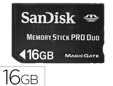 Carte mémoire sandisk pro duo photo 16gb