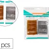 Cartes de fils sodertex or et argent 1mm x 10ml 2 pcs coloris assortis