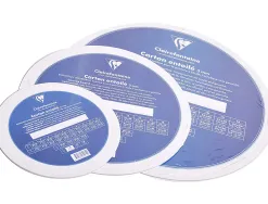 Carton peindre rond clairefontaine coton blanc 40cm