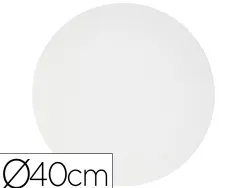 Carton peindre rond clairefontaine coton blanc 40cm