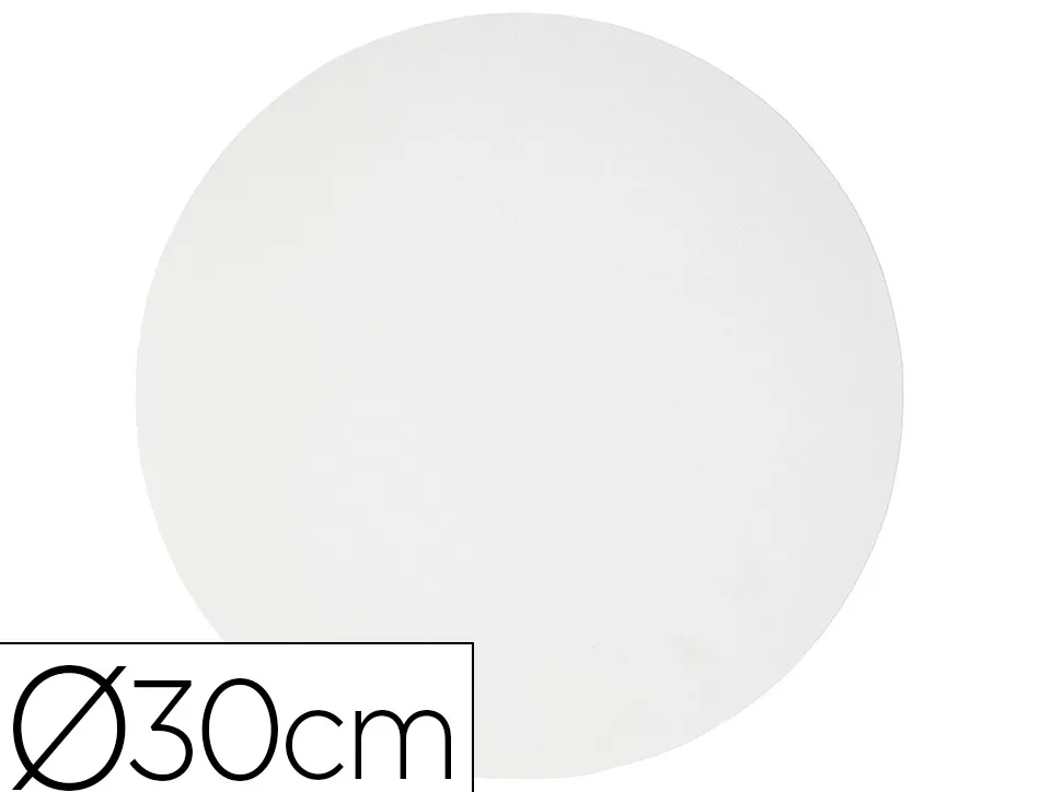 Carton peindre rond clairefontaine coton blanc 30cm