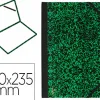 Carton à dessin canson papier marbré vert 90g dos koveril noir fermeture élastique 250x325mm