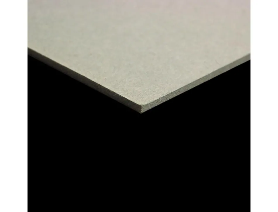 Carton clairefontaine 50x65cm epaisseur 2,5mm 1625g coloris gris 1 plaque