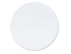 Carton entoile o'color rond ï15cm coloris blanc sachet 10 unites