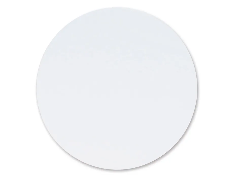 Carton entoile o'color rond ï15cm coloris blanc sachet 10 unites
