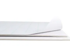 Carton entrecolle liderpapel adhesif 50x70cm epaisseur 3mm unicolore blanc