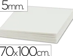 Carton entrecolle liderpapel 70x100cm epaisseur 5mm unicolore blanc