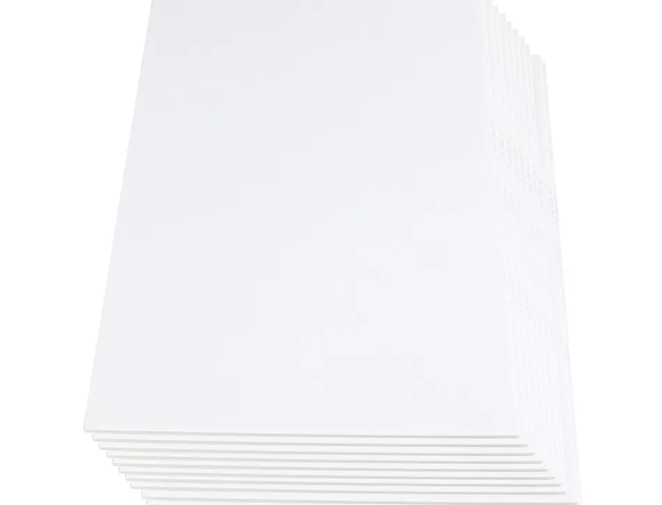 Carton entrecolle liderpapel a3 epaisseur 3mm unicolore blanc