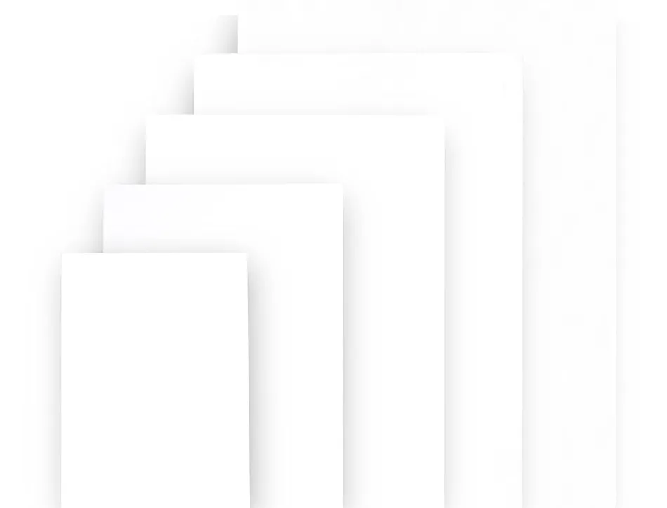 Carton entrecolle liderpapel a3 epaisseur 3mm unicolore blanc