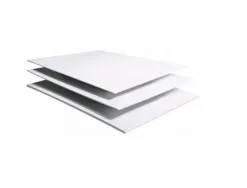 Carton mousse lot de 6 plaques50x65cm epaisseur 3mm coloris blanc clairefontaine