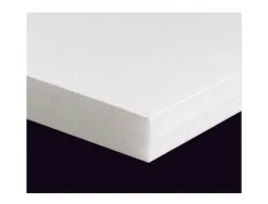 Carton mousse lot de 5 plaques50x65cm epaisseur 5mm coloris blanc clairefontaine