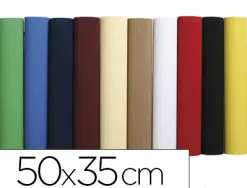 Carton ondulé maildor moyenne cannelure 50x35cm 300g/m2 coloris assortis pochette 15f