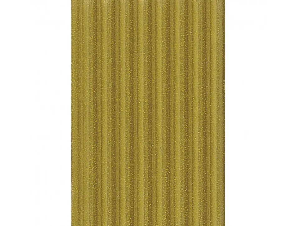 Carton ondule clairefontaine fine cannelure 50x70cm 300g coloris or 1 feuille