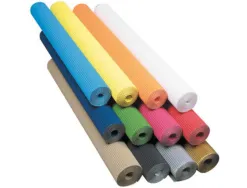 Carton ondule clairefontaine fine cannelure 50x70cm 300g coloris jaune 1 feuille