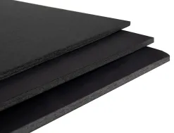 Carton plume liderpapel double-face 70x100cm epaisseur 5mm coloris noir