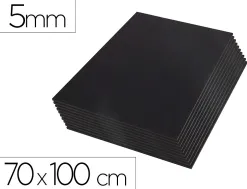 Carton plume liderpapel double-face 70x100cm epaisseur 5mm coloris noir