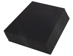 Carton plume liderpapel double-face 70x100cm epaisseur 5mm coloris noir