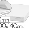Carton plume liderpapel double-face 100x140cm epaisseur 10mm coloris blanc