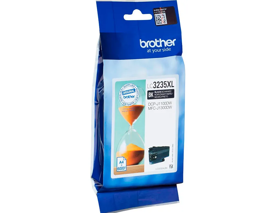 Cartouche brother jet d'encre lc3235xlbk couleur noir 6000 pag