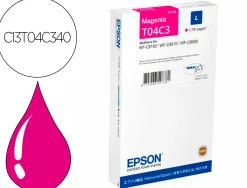Cartouche epson jet d'encre t04c3 couleur magenta 1700 pag