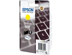 Cartouche epson jet d'encre 407 clavier couleur jaune 1,9k