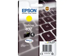 Cartouche epson jet d'encre 407 clavier couleur jaune 1,9k