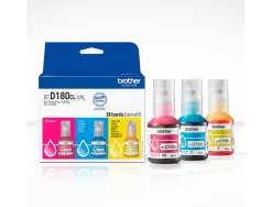 Cartouche brother encre btd180clval pack 3 encres cyan/magenta/jaune 5000p