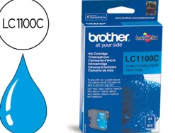 Cartouche brother jet d'encre lc1100c couleur cyan 325p