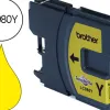 Cartouche brother jet d'encre lc980y couleur jaune 260p